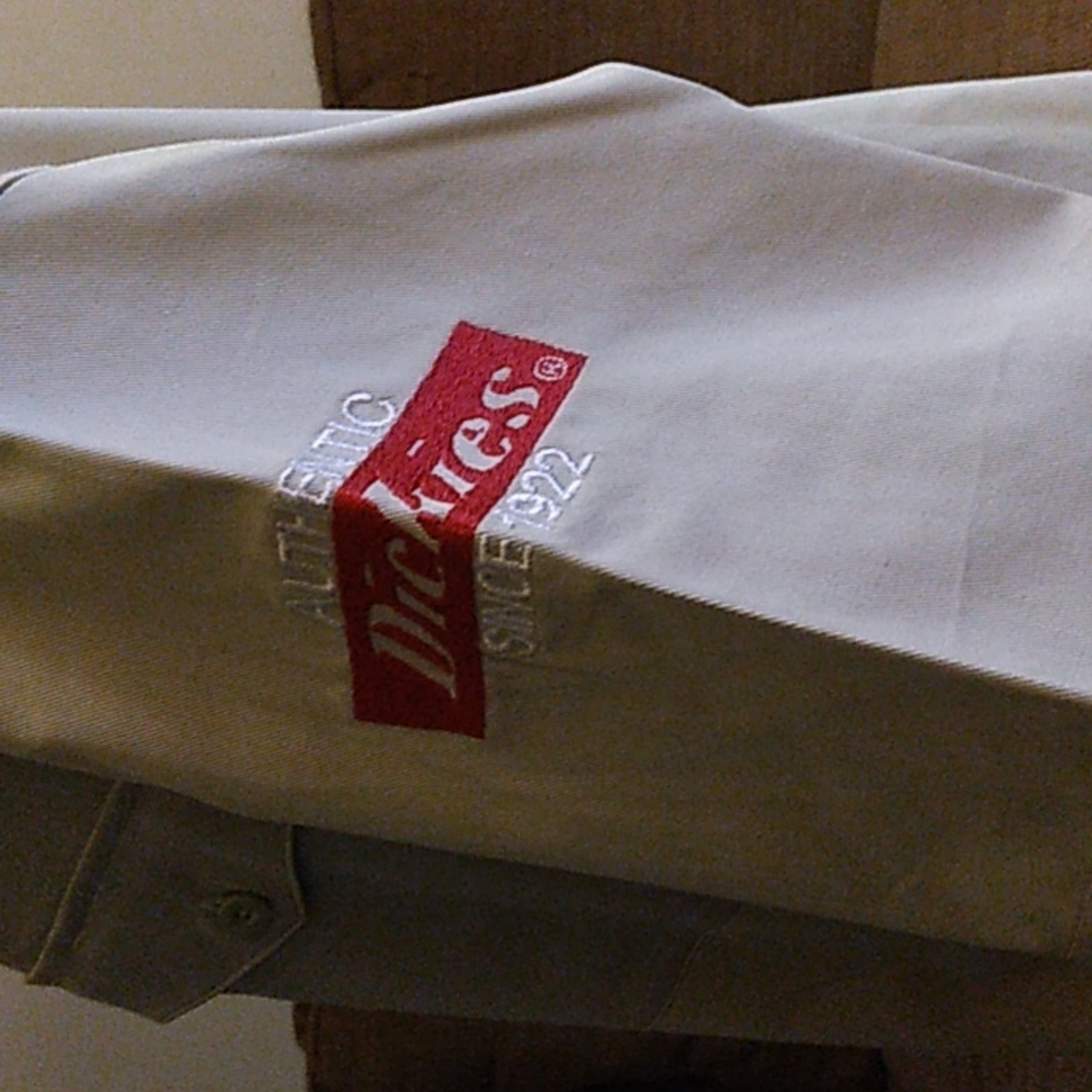Mens Khaki Dickies Shirt